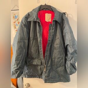 Vintage Timber King acid resistant hooded jacket